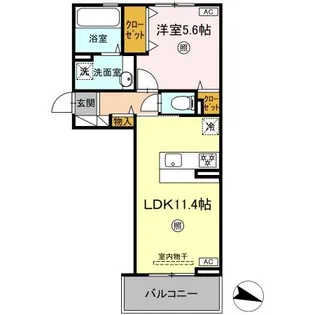 アテリア伍番館【3階】の間取り