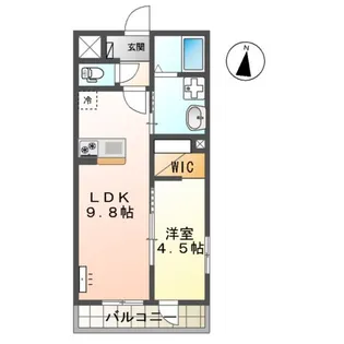 ネクストステージ【201号室】の間取り