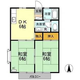 サンガーデン I棟【1階】の間取り