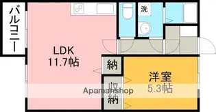 コーポネオC棟【1階】の間取り