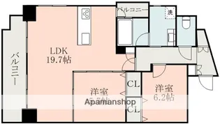 レジダンス・プルミエ【8階】の間取り