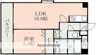 イーストキャッスル【3階】の間取り