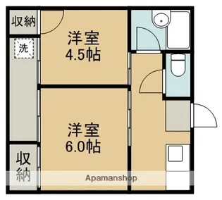 エクセルホワイトA【1階】の間取り