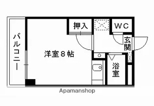 アルセコート【2階】の間取り