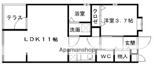 テラーサ参番館【2階】の間取り