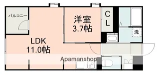 テラーサ壱番館【1階】の間取り