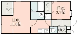 テラーサ弐番館【3階】の間取り
