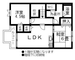 サンシャイン吉富【2階】の間取り