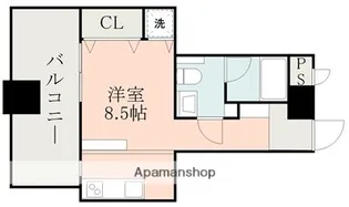 レジディア熊本辛島【10階】の間取り