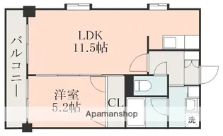 NICEマンションIT九品寺【2階】の間取り