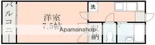 熊本県熊本市中央区黒髪4丁目【アパート】の間取り
