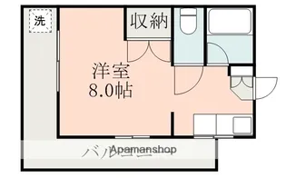 熊本県熊本市東区尾ノ上1丁目【マンション】の間取り