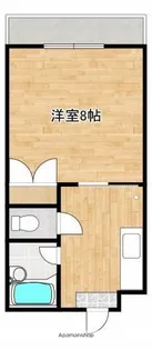 熊本県熊本市中央区渡鹿7丁目【マンション】の間取り