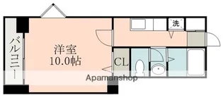 NICEマンション白山【6階】の間取り