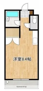 アンプルール新屋敷【2階】の間取り