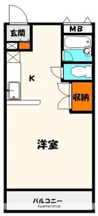 熊本県熊本市中央区水前寺公園【マンション】の間取り