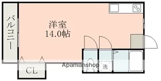 ロイヤルハイツ国府【1階】の間取り