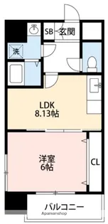 熊本県熊本市中央区南熊本2丁目【マンション】の間取り