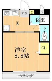 熊本県熊本市西区池田4丁目【マンション】の間取り
