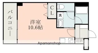 コネクト新水前寺【5階】の間取り
