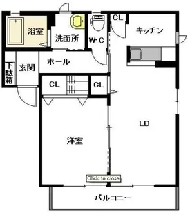 エントピア四方寄 B棟【2階】の間取り