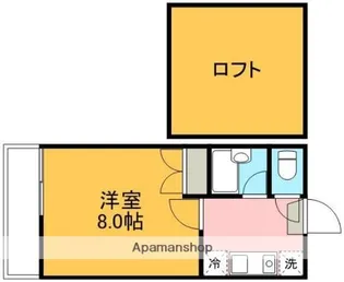 リオンドール九品寺【2階】の間取り