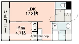ミリーサ菊陽【3階】の間取り
