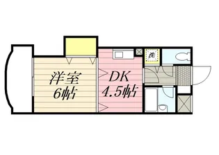 メゾン・ド・シェフ・リウー【4階】の間取り