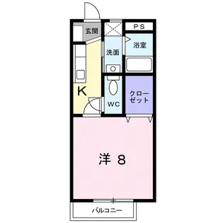 サンシャイン・アイ【1階】の間取り