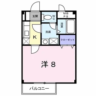 ラフレシール【1階】の間取り