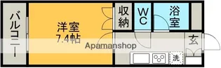 京町マンション【1階】の間取り