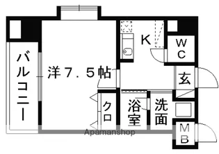 ビルド・ケアⅠ【4階】の間取り