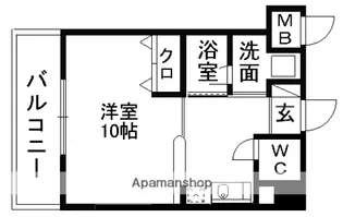 ビルド・ケアⅠ【3階】の間取り