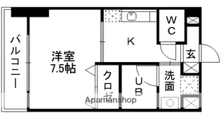 ビルド・ケアⅠ【2階】の間取り