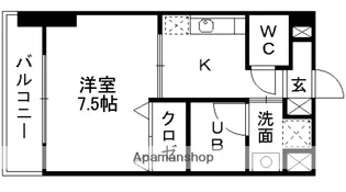 ビルド・ケアⅠ【4階】の間取り