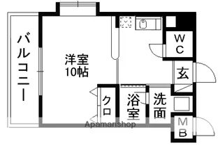 ビルド・ケアⅠ【6階】の間取り