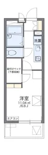 レオパレスよろずまち【108号室】の間取り