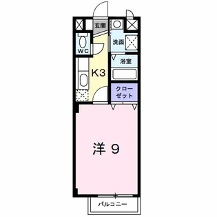 エレガンテ【1階】の間取り