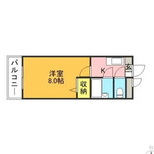 メゾン・ド・ルノン【3階】の間取り