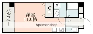 PRIMEVERE慶徳【9階】の間取り
