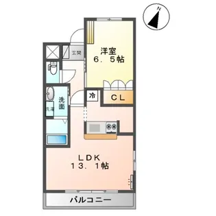 LUCENT HILLⅡ【2階】の間取り
