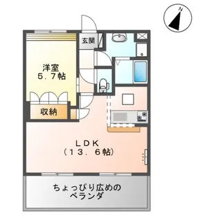 レ・セーナ【1階】の間取り