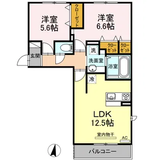 アークブライト【2階】の間取り