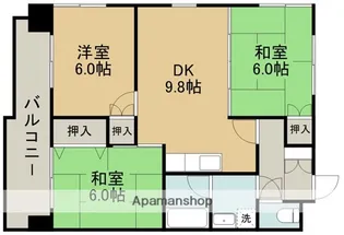 コルディエール大江【3階】の間取り
