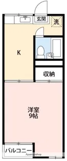 花園台コーポ【1階】の間取り