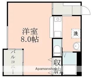 ファインプレイス【4階】の間取り