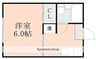 リーフ大江【1階】の間取り