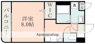 LUZ県立大学前【2階】の間取り