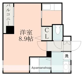 NICEマンションIM九品寺【1階】の間取り