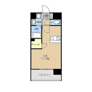 LIBTH坪井アネックス【9階】の間取り